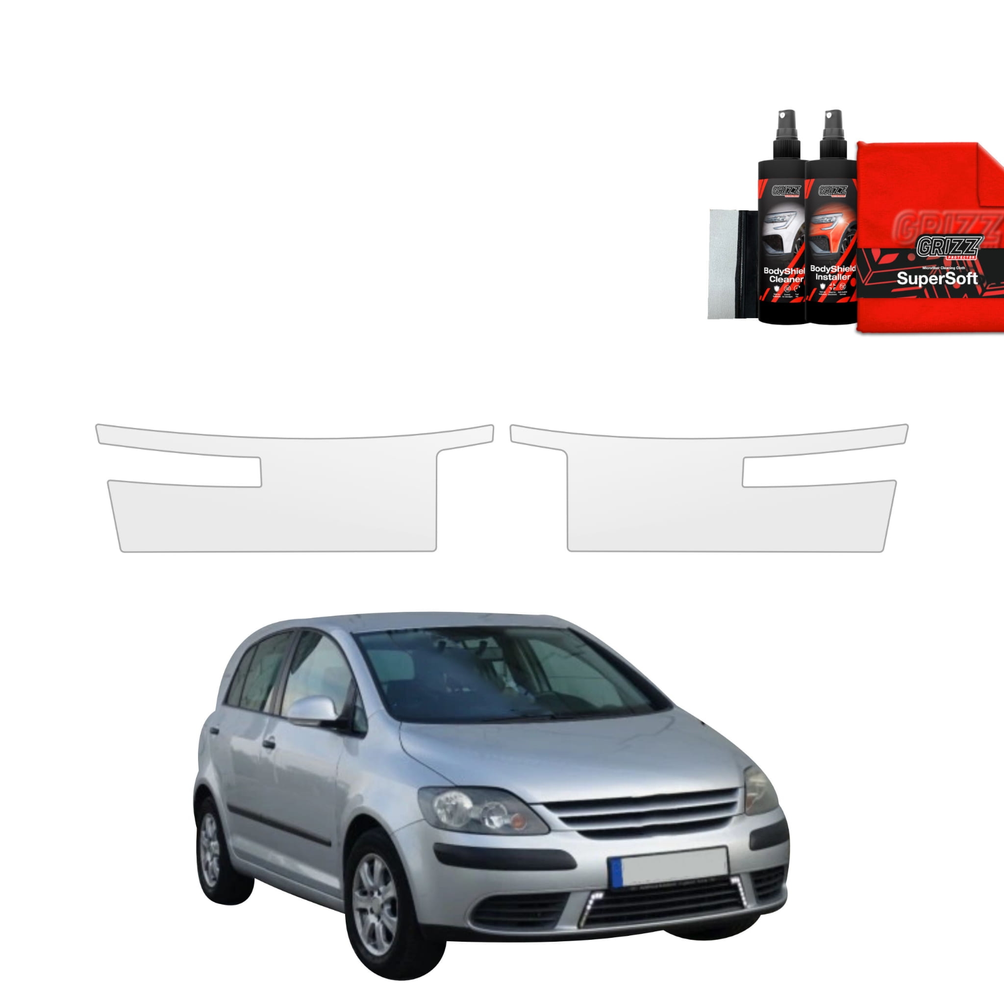 2w1 Folia ochronna na progi Grizz Protector do Volkswagen Golf Plus Hatchback 5D (2004-2008)
