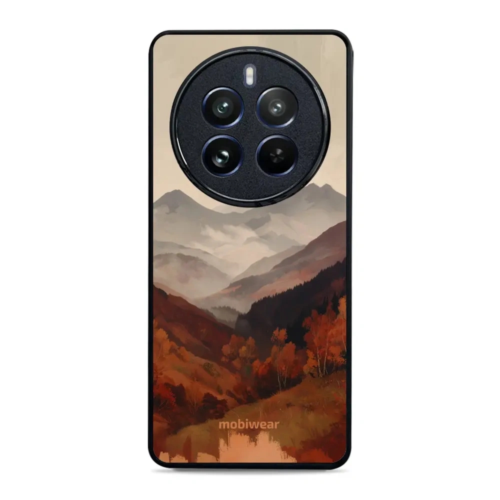Etui ochronne do realme 12 Pro Plus, Mobiwear Glossy Case, mglista dolina w górach