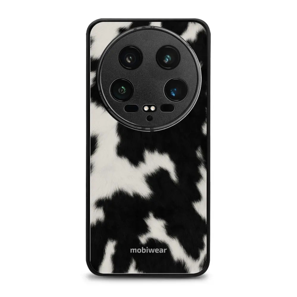 Etui ochronne do Xiaomi 14 Ultra, Mobiwear Glossy Case, krowie futerko