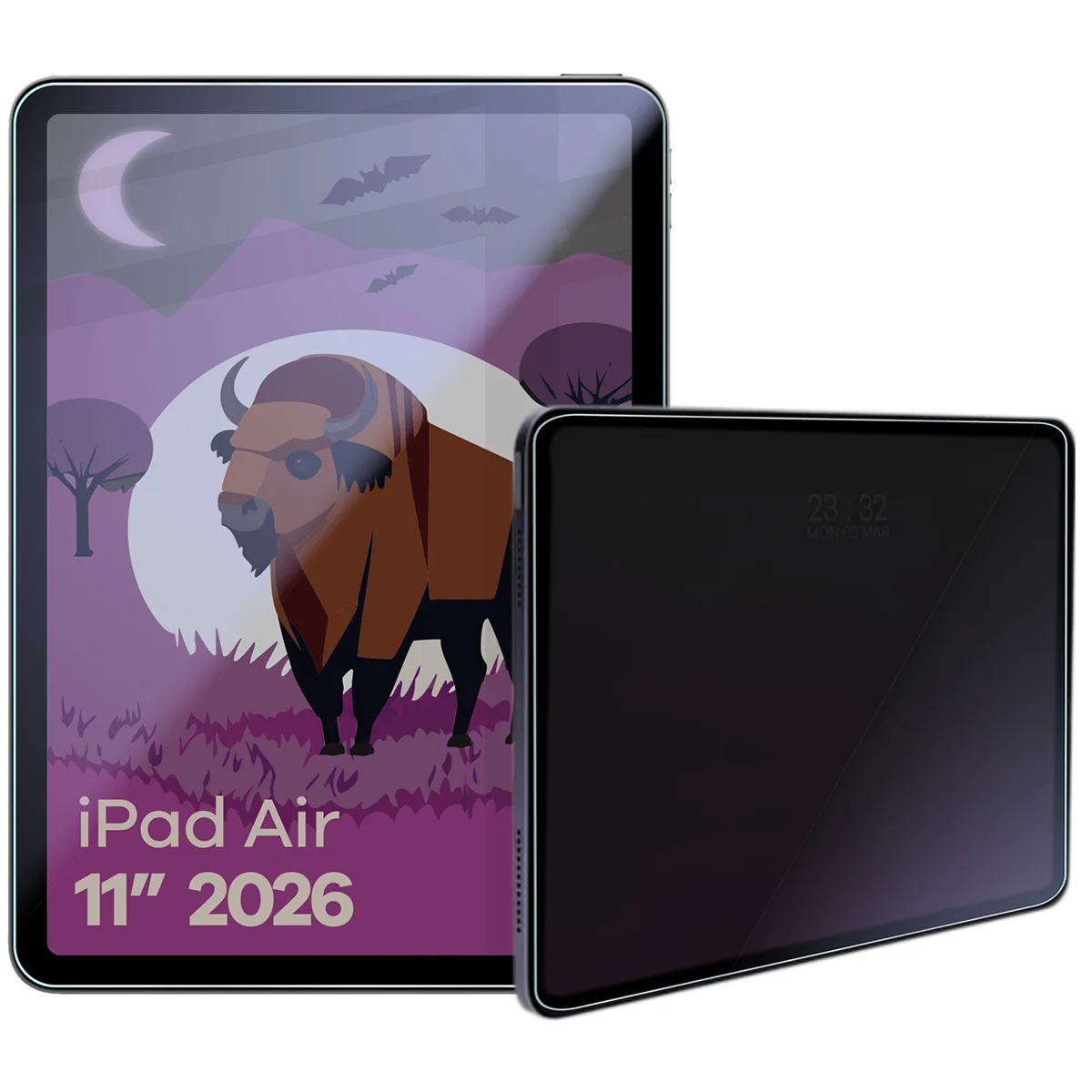 Prywatyzujące szkło hybrydowe Bizon Tab Hybrid Shadow do iPad Air 11″ M4 2026, matowe