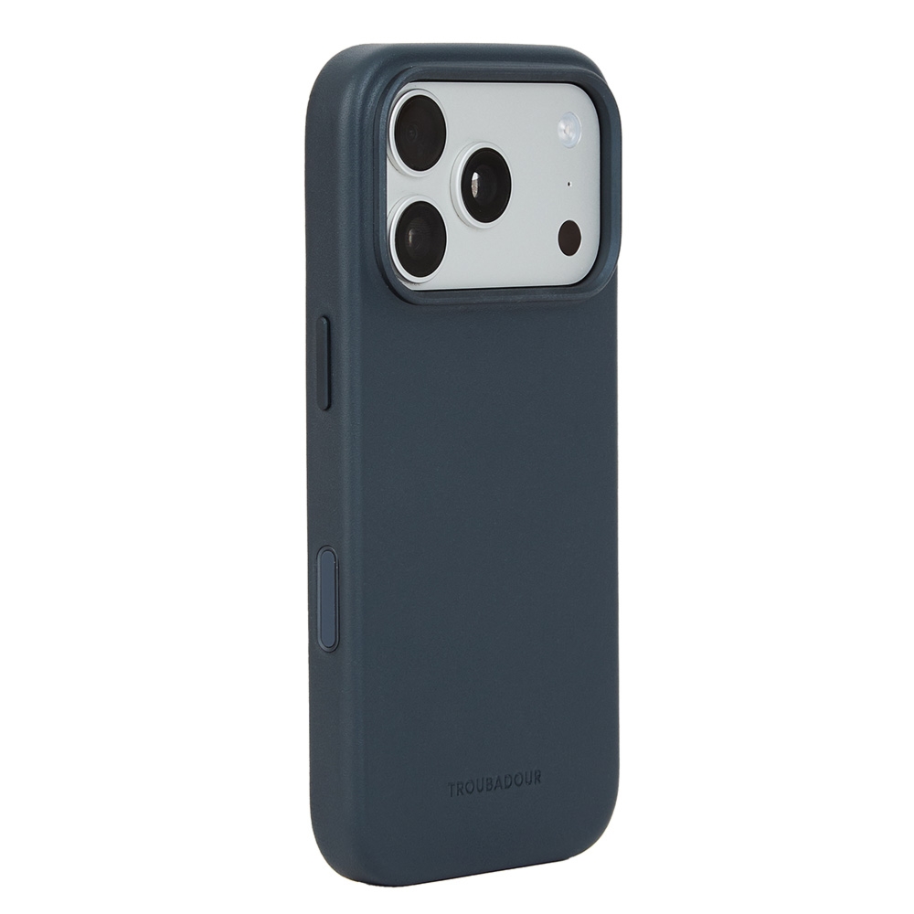 Etui Troubadour Full Leather Case do MagSafe do iPhone 18 Pro, grafitowe