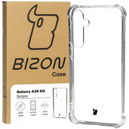 Image of Elastyczne etui Bizon Case Salpa do Galaxy A35 5G, przezroczyste