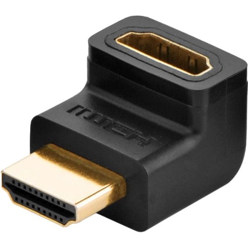 Image of Przejściówka / adapter Ugreen HD112 HDMI (męski) na HDMI (żeński), czarna