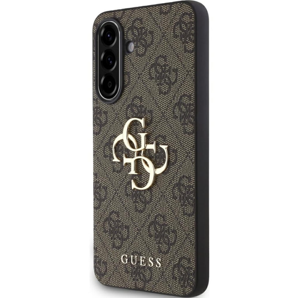 OUTLET: Etui Guess Hardcase 4G Big Metal Logo do Galaxy A56 5G, brązowe