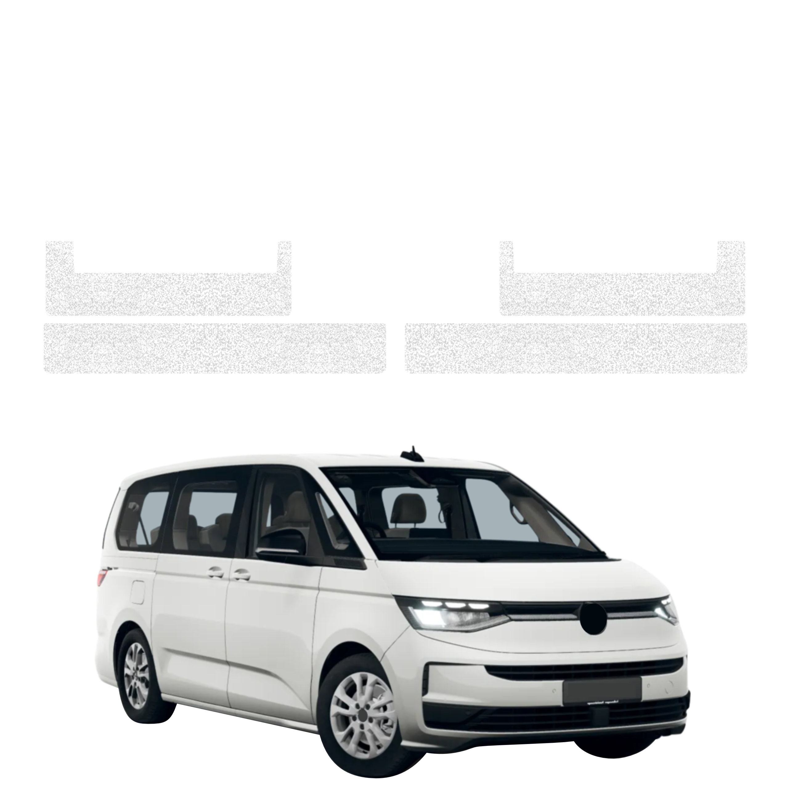 4w1 Biała powłoka techniczna Grizz Protector na progi Volkswagen Multivan T7 (2026)