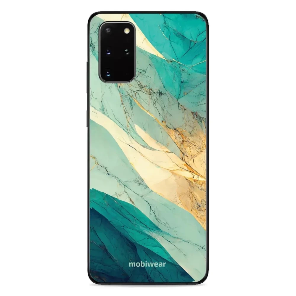 Etui ochronne do Galaxy S20 Plus, Mobiwear Glossy Case, turkusowy marmur