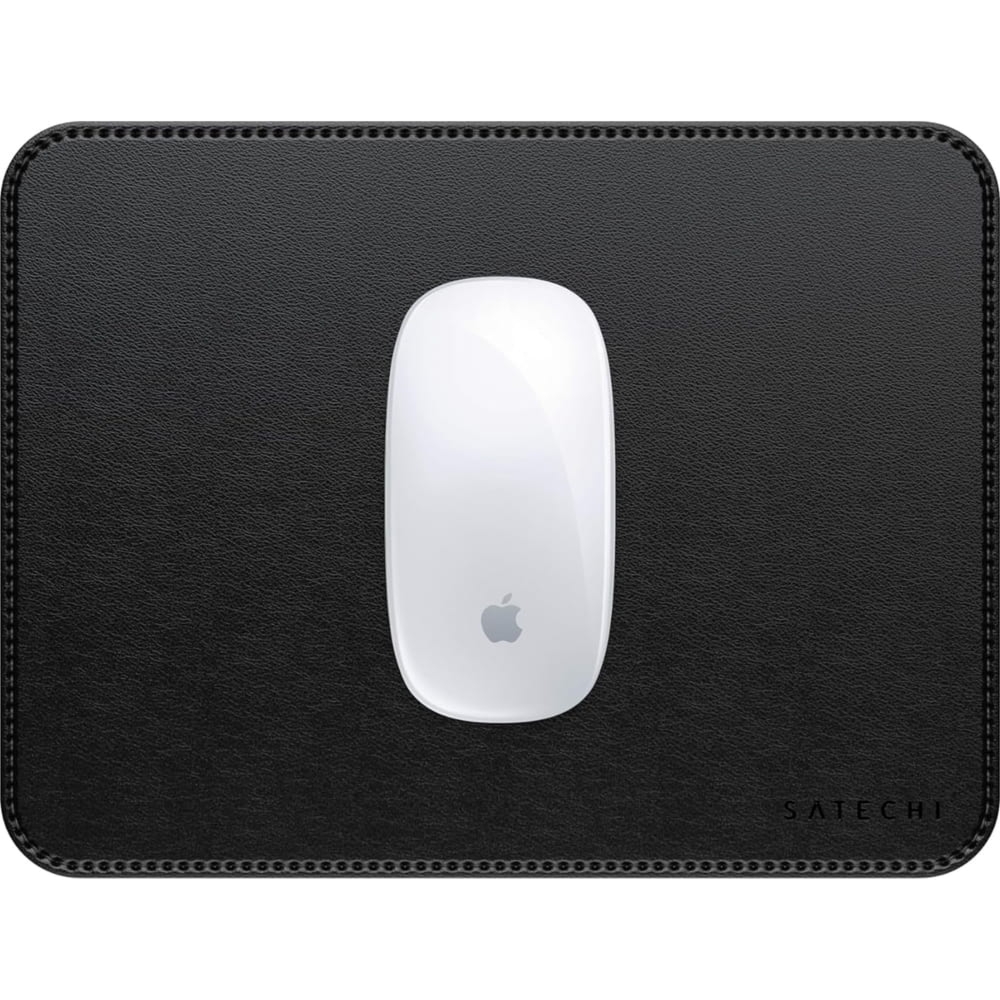 OUTLET: Podkładka pod mysz, na biurko ze skóry wegańskiej, Satechi Premium Mouse Pad, czarna