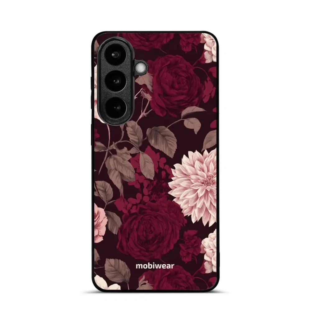 Etui ochronne do Galaxy S26 Plus, Mobiwear Glossy Case, wino i dalie