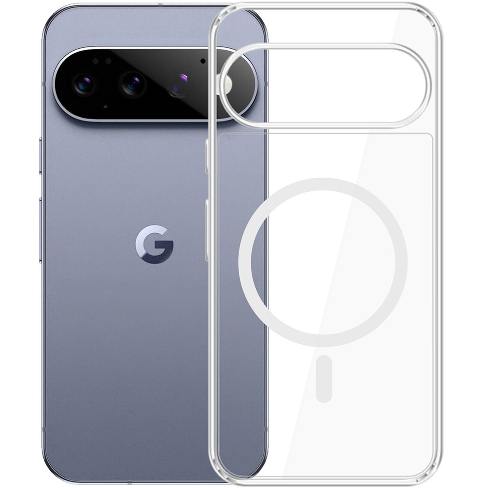Etui 3mk Armor MagCase do MagSafe do Google Pixel 11, przezroczysto-białe