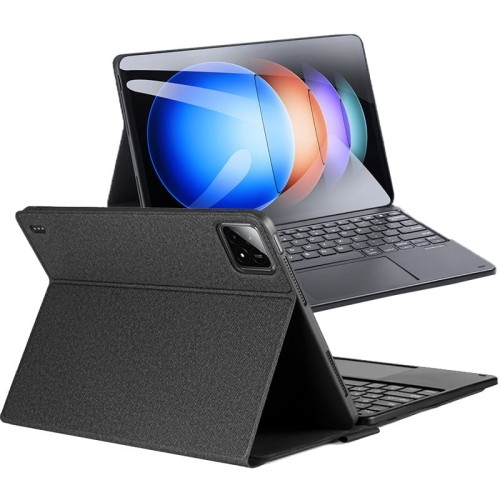 Image of Etui z klawiaturą Bluetooth Dux Ducis (TK Series) do Xiaomi Pad 6S Pro, czarne