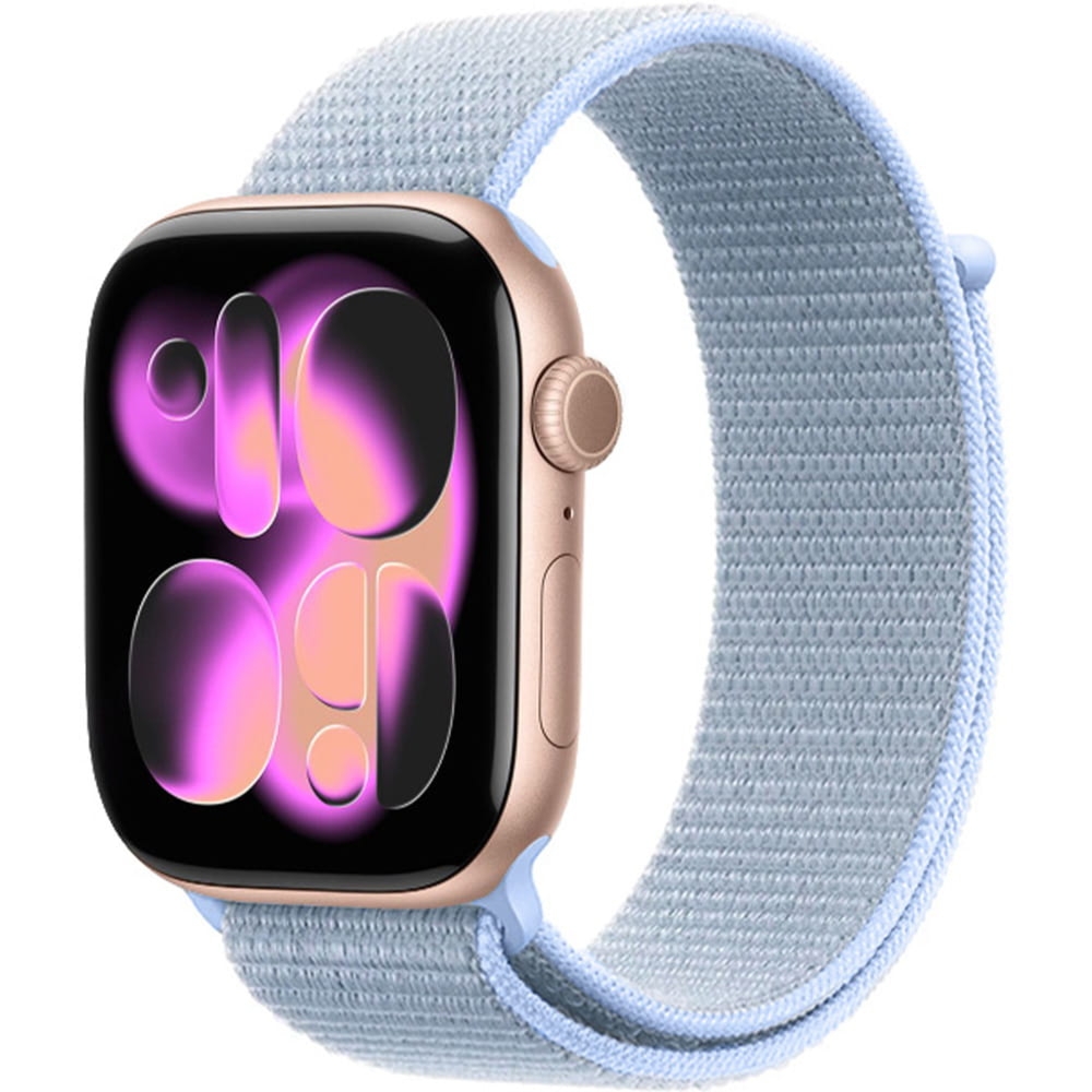 OUTLET: Pasek Crong Nylon do Apple Watch 42/41/40/38 mm, jasnoniebieski