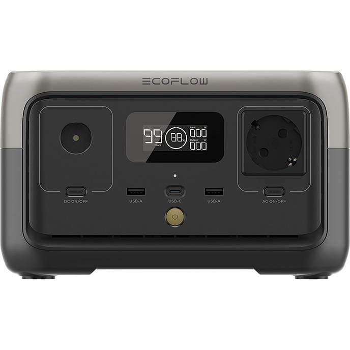 Image of OUTLET: Przenośna stacja zasilania EcoFlow River 2 300W 256 Wh, czarna