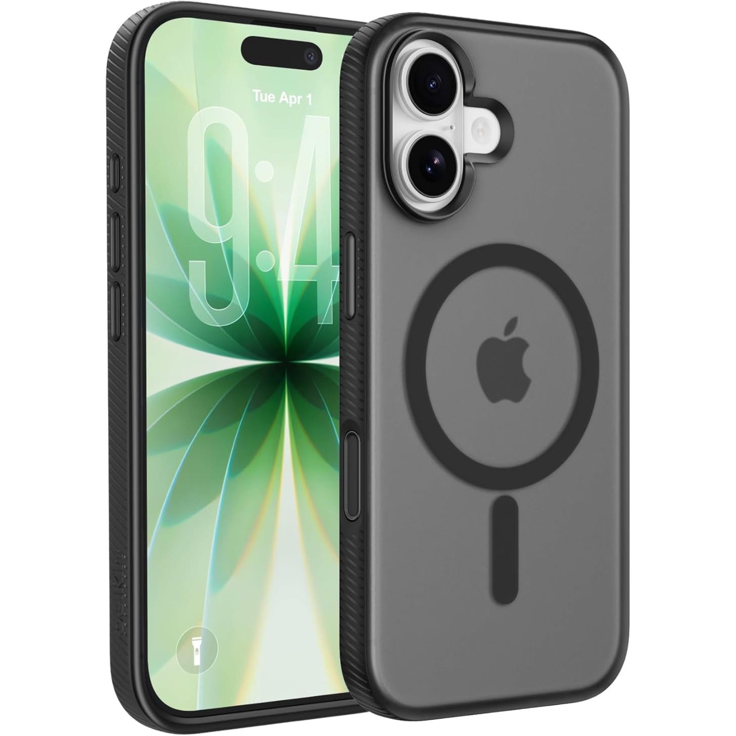 Etui Belkin SheerForce Grip (CC) do MagSafe do iPhone 17, czarne