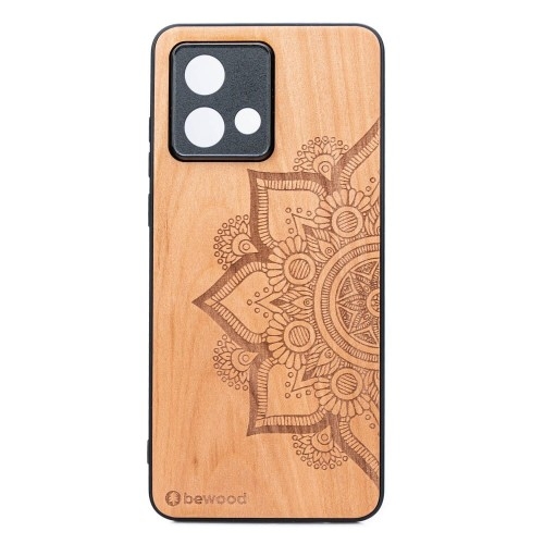 Image of Drewniane etui do Motorola Moto G84 5G, Bewood Mandala Jabłoń