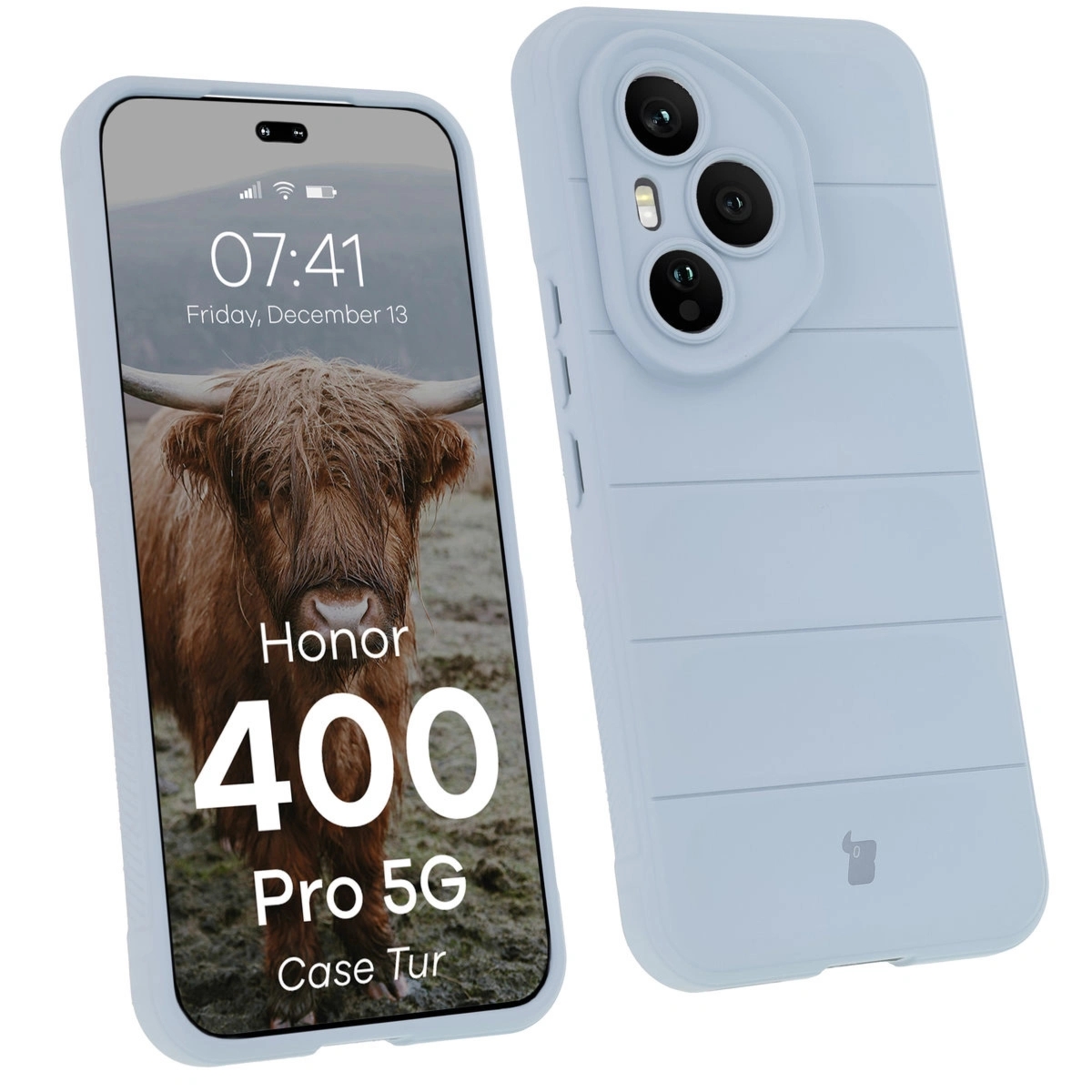 Pancerne etui Bizon Case Tur do Honor 400 Pro, jasnoniebieskie