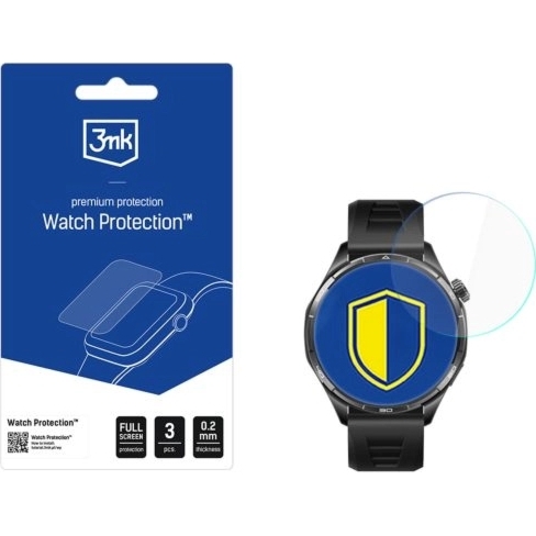 Szkło hybrydowe 3mk Watch Protection do Honor Watch 6, 3 sztuki