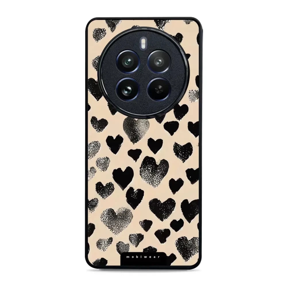 Etui ochronne do Realme 12 Pro, Mobiwear Glossy Case, beżowa miłość