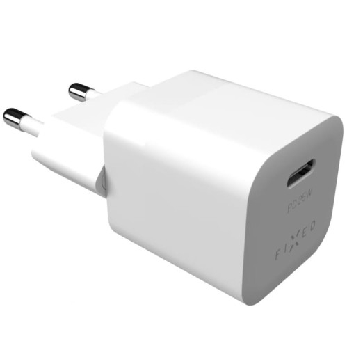 Image of Ładowarka sieciowa Fixed Mini PD Travel Charger, USB-C, 25 W, biała