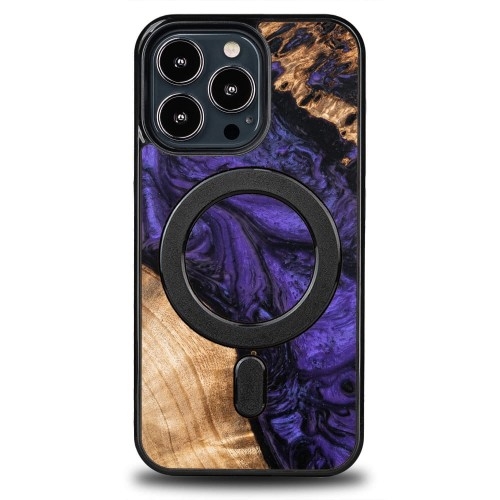 Image of Drewniane etui Bewood do iPhone 13 Pro, Violet MagSafe