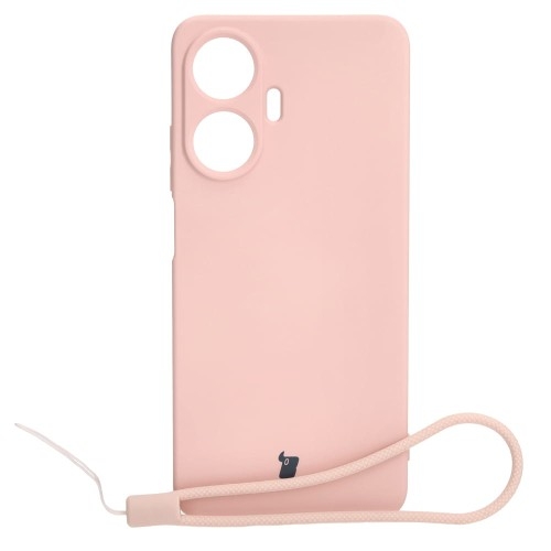 Image of Etui Bizon Case Silicone do Realme C55, jasnoróżowe