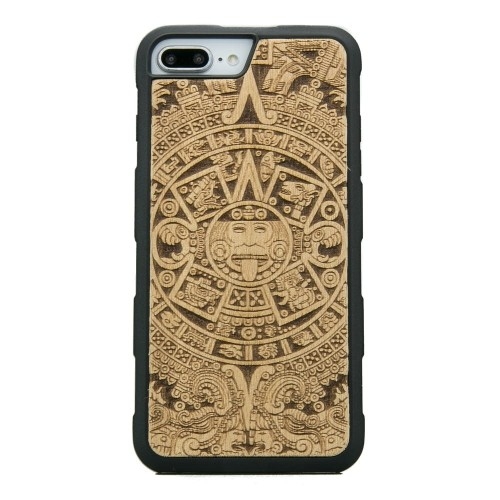 Image of Drewniane etui Bewood do iPhone 8 Plus / 7 Plus / 6s Plus / 6 Plus KALENDARZ AZTECKI ANIEGRE HEAVY