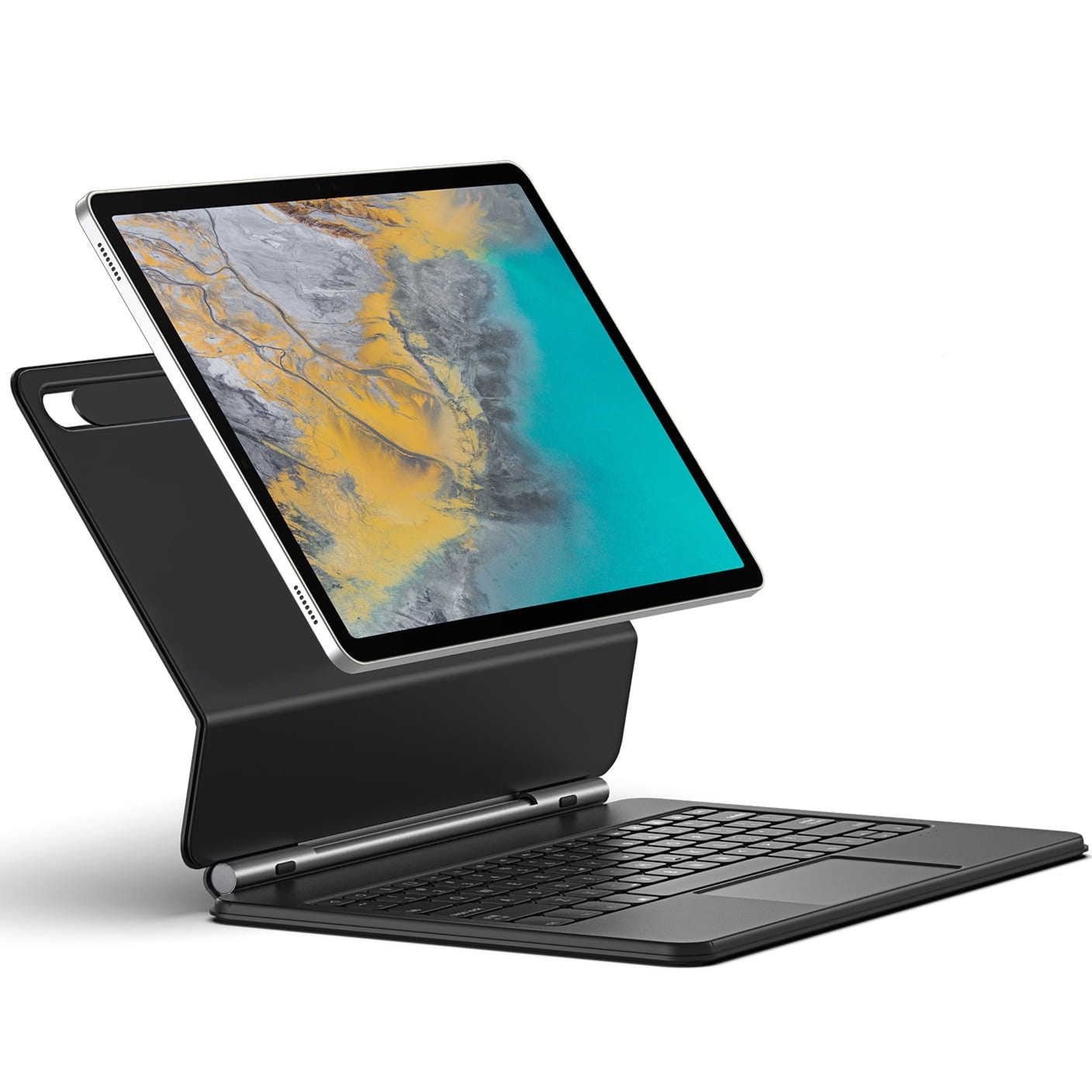 Etui z klawiaturą Bluetooth Dux Ducis (MK Series) do  Galaxy Tab S10 Plus / S9 Plus / S9 FE Plus, czarne