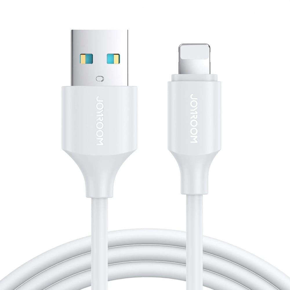 Image of Kabel do ładowania / transmisji danych Joyroom USB-A do Lightning, 2.4A, 2m, biały