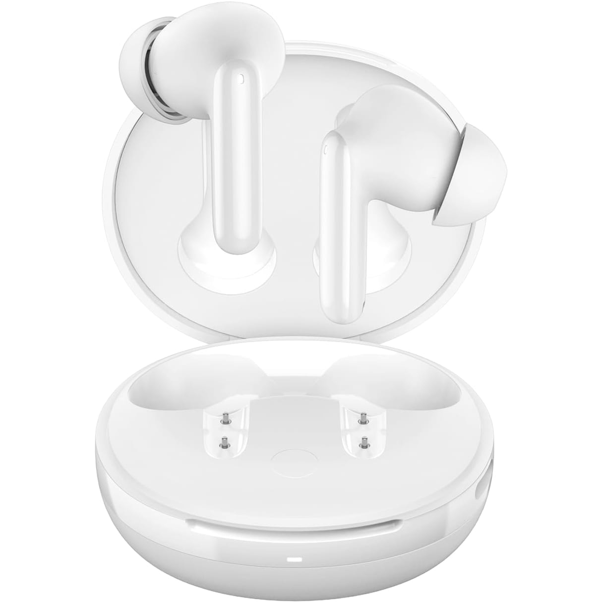 Bezprzewodowe słuchawki dokanałowe z aktywną redukcją szumów Spigen SA2400, ANC, Bluetooth 5.3, białe