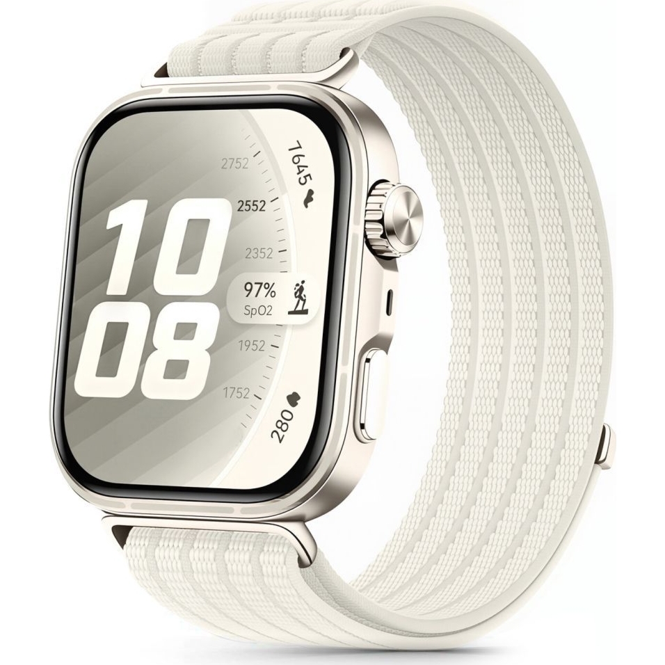 Pasek Tech-Protect Nylon do Huawei Watch Fit 5 / 5 Pro / 4 / 4 Pro / 3,  kremowy