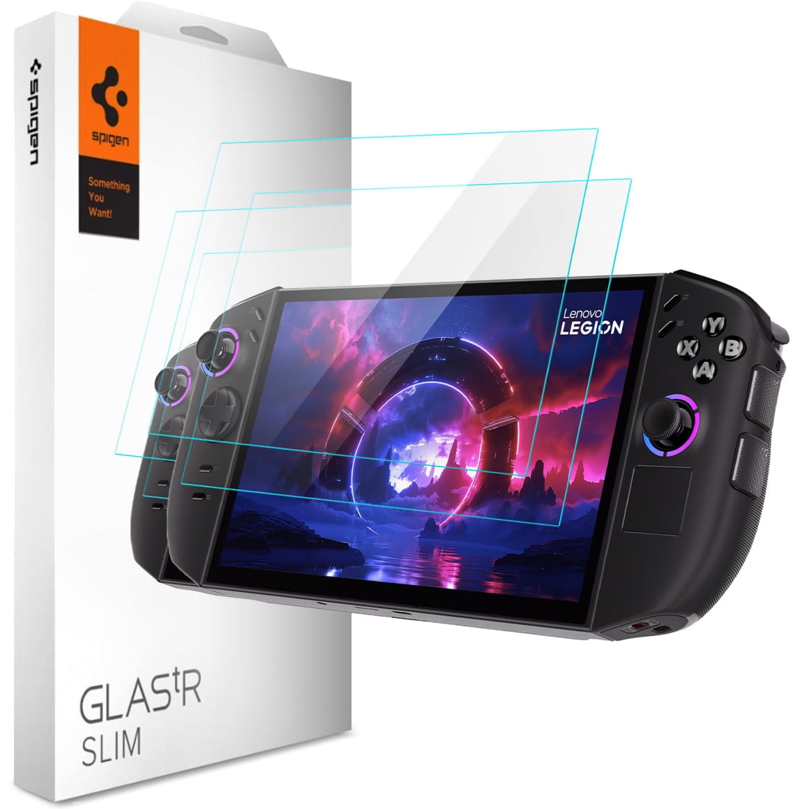 Szkło do etui Spigen Glas.tR Slim 2-Pack do Lenovo Legion Go 2