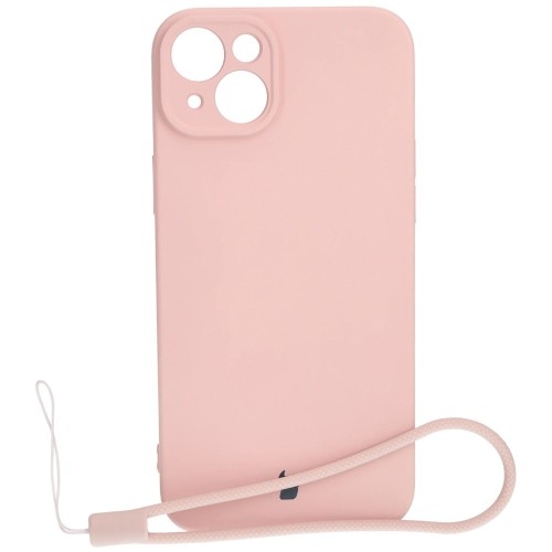 Image of Etui Bizon Case Silicone do iPhone 15 Plus, jasnoróżowe