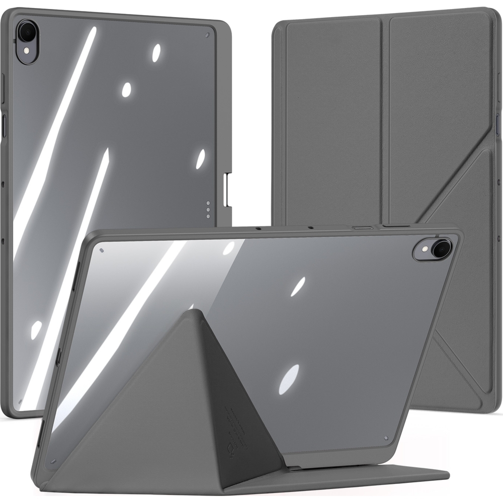 Etui z klapką Dux Ducis Magi do Galaxy Tab S12 Plus, szare