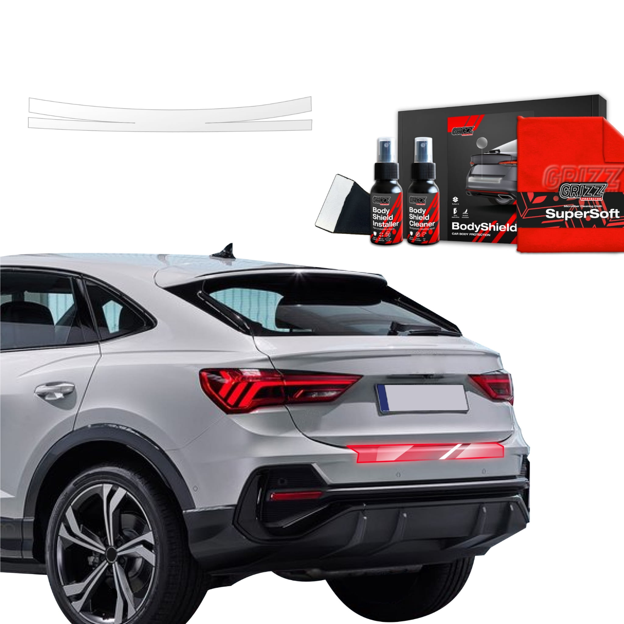 Folia ochronna na próg bagażnika Grizz Protector do Audi Q3 Sportback (2018-2025)