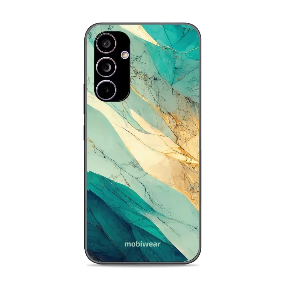 Etui ochronne do Galaxy A54 5G, Mobiwear Glossy Case, turkusowy marmur