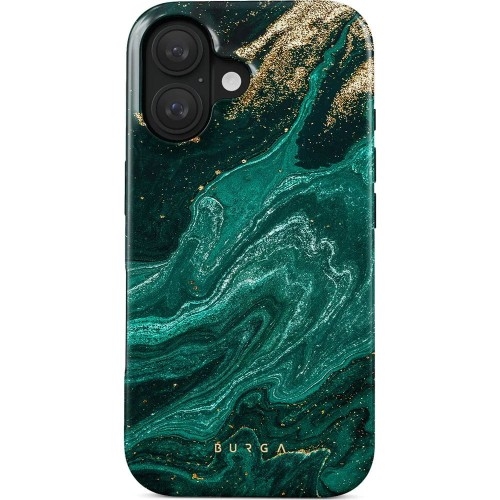 Image of Etui Burga Emerald Pool Tough Magnetic do iPhone 16, wielokolorowe morskie