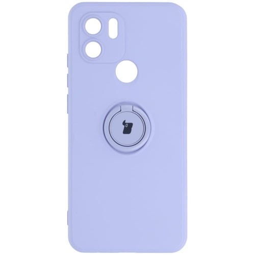 Image of Etui Bizon Case Silicone Ring do Redmi A1, jasnofioletowe