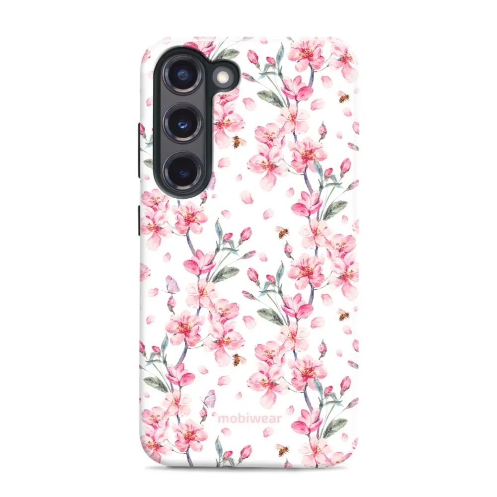 Etui ochronne do Galaxy S23 Plus, Mobiwear Elite Pro, japoński bukiet