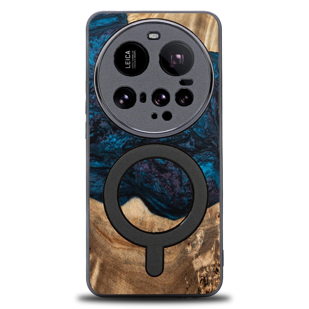 Image of Drewniane etui do Xiaomi 15 Ultra, Bewood Unique Planets Neptun do MagSafe