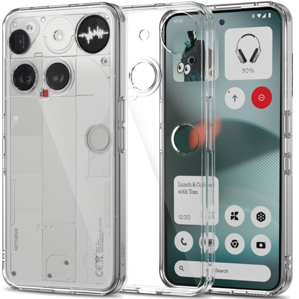 Etui Tech-Protect Flexair Hybrid do Nothing Phone 3, przezroczyste