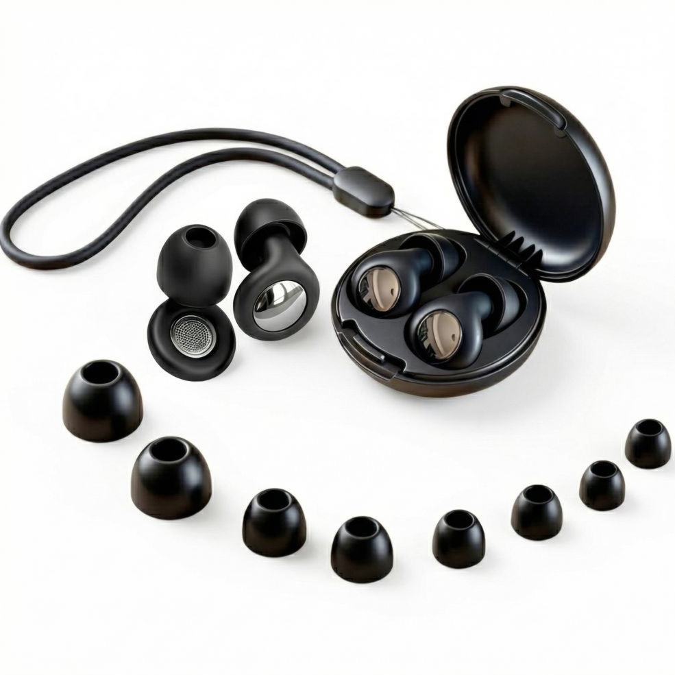 Zatyczki do uszu Tech-Protect QuietFit, czarne