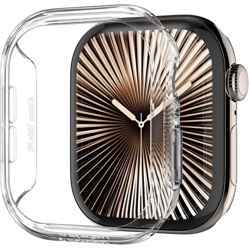 Image of Etui Spigen Thin Fit do Apple Watch 10 42 mm, przezroczyste