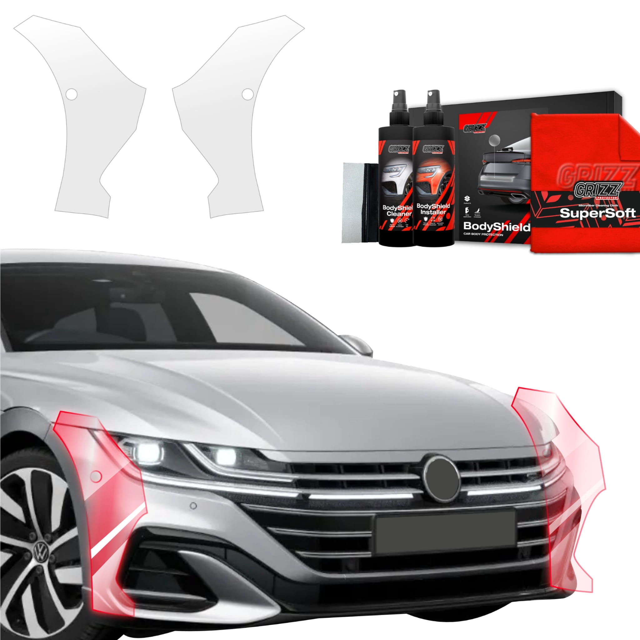 2w1 Folia ochronna na zderzak Grizz Protector do Volkswagen VW Arteon (2024-2025)