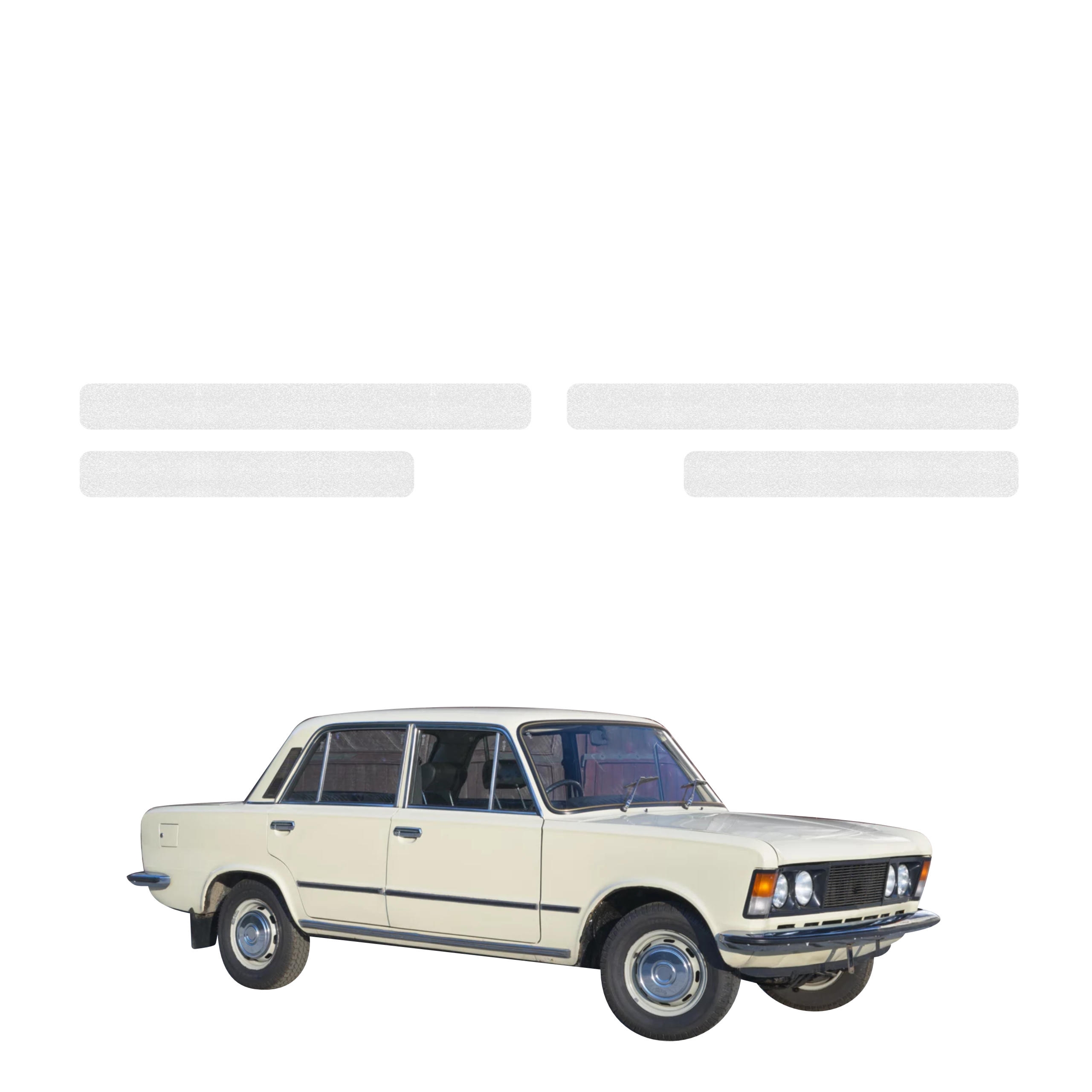 4w1 Bezbarwna powłoka techniczna Grizz Protector na progi Fiat 125P (1967-1991)