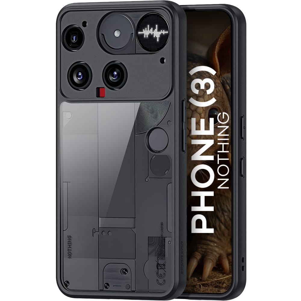 Etui Dux Ducis AIMO do Nothing Phone 3, czarno-przezroczyste