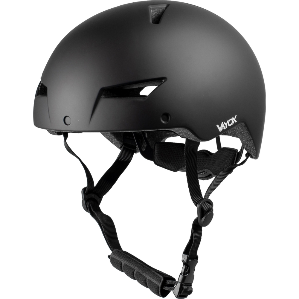 Kask rowerowy Vayox Street VA0423BMM z lampką LED 55-58cm, czarny