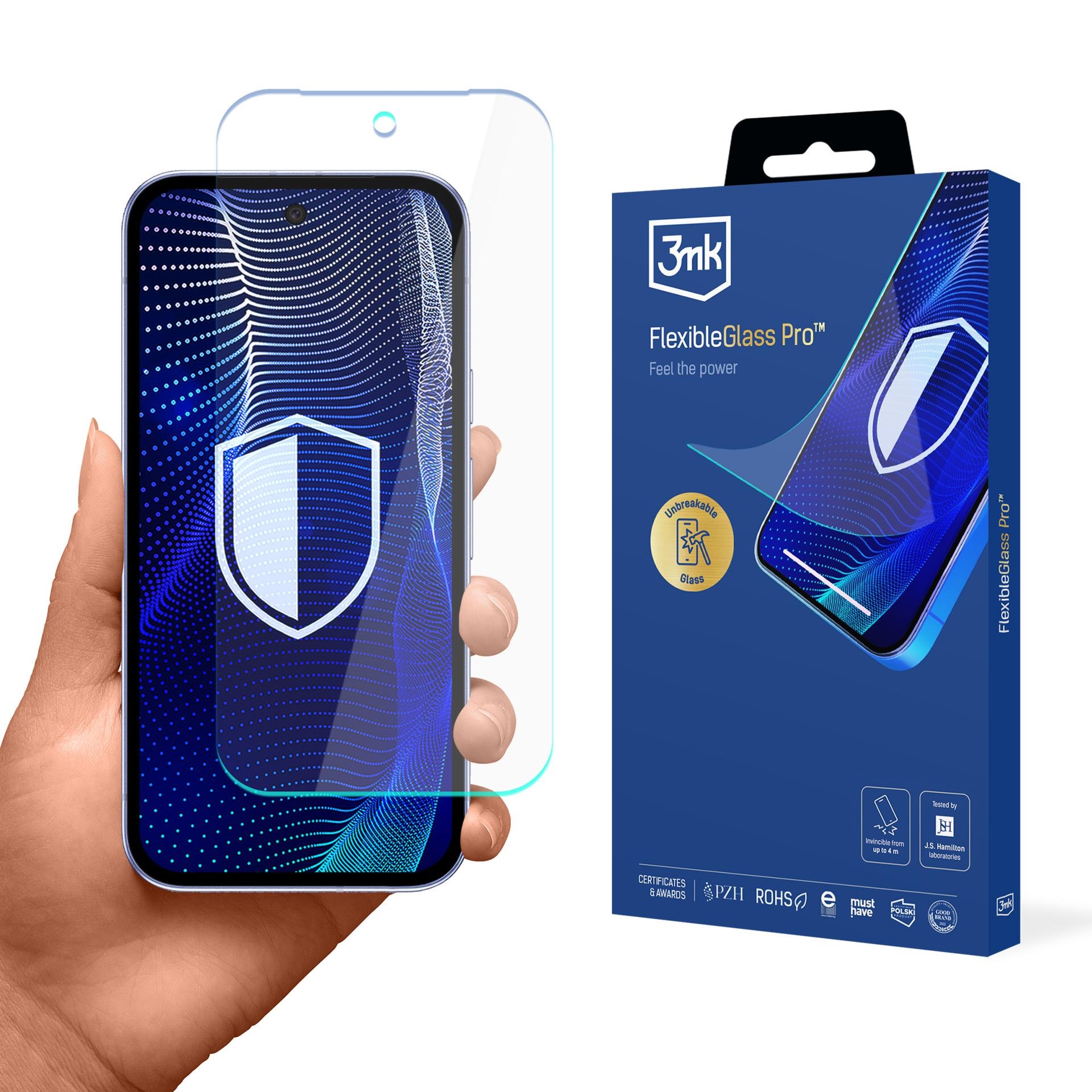 Szkło hybrydowe 3mk FlexibleGlass Pro do Google Pixel 10a