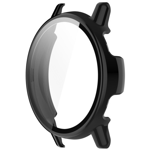 Image of Etui Bizon Case+Glass Watch do Garmin Vivoactive 5, czarne