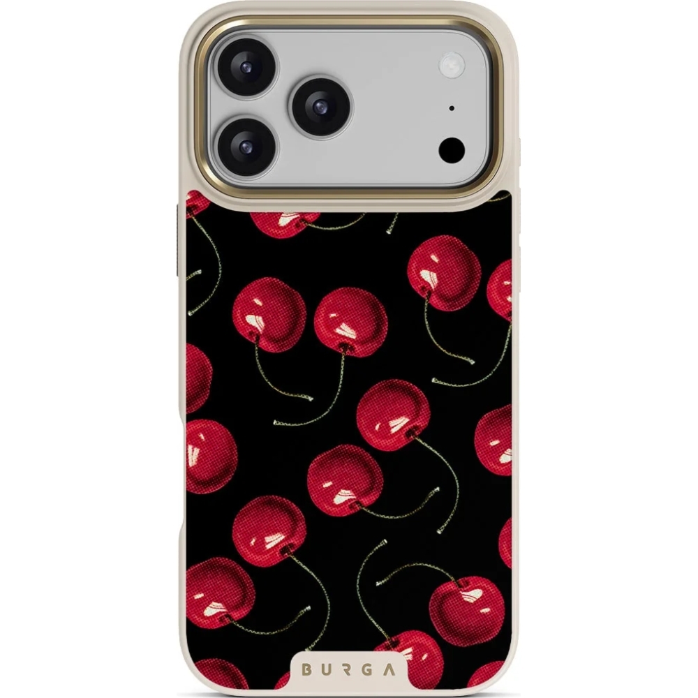 Etui Burga Elite Light MagSafe do iPhone 18 Pro, Cherrybomb Gold