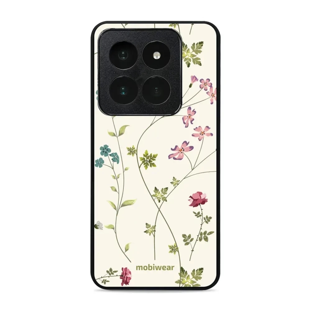 Etui ochronne do Xiaomi 14 Pro, Mobiwear Glossy Case, sielski kwiat