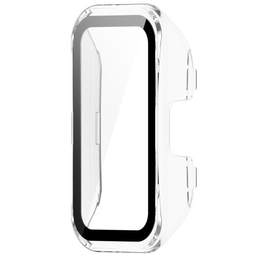 Image of Etui Bizon Case+Glass Watch do Huawei Band 9 / Band 8, przezroczyste